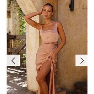 Elegant Satin Evening Gown Us SZ 8 EUC